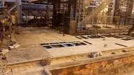 تعمیرات گسترده در سازه‌های صنعتی فولاد خوزستان
