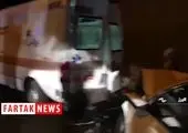 خودرو سفارت پاکستان دچار حادثه شد