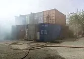 آتش‌سوزی مهیب در بازار گل امام رضا