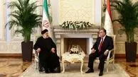  روسای جمهور ایران و تاجیکستان باهم دیدار کردند