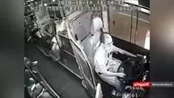 منفجر شدن گوشی هوشمند در اتوبوس! + فیلم