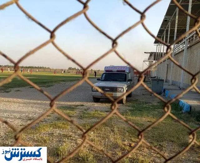 نعشکش به جای آمبولانس در لیگ ایران!