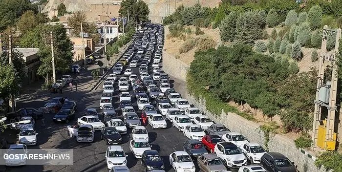 ترافیک نیمه سنگین اتوبان تهران-کرج