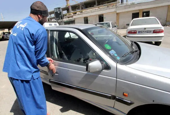 شیوه جدید سرقت خودرو در تهران/ فیلم
