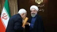 روحانی، ظریف را غافلگیر کرد+عکس