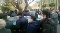 تجمع اعتراضی معلمان مقابل مجلس + فیلم