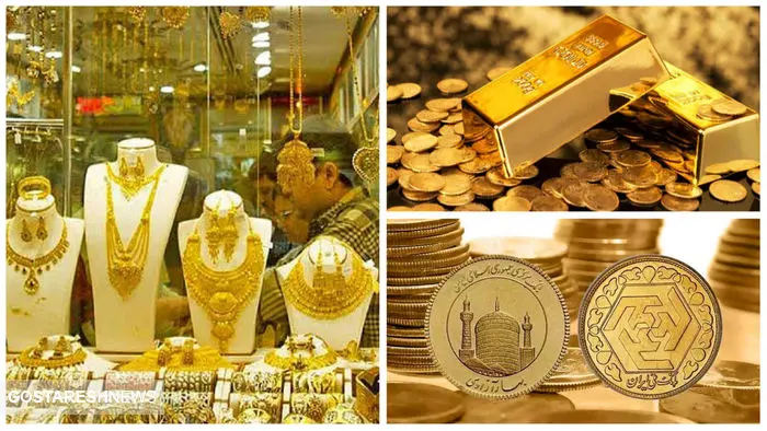 سقوط قیمت طلا و سکه ادامه دار شد + جدول