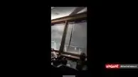 تماشای طوفان از درون کشتی + فیلم