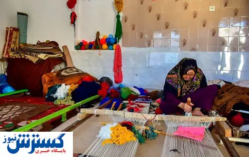 خانم پقه: با یک دست و یک پا اندازه کل گرگان فرش بافتم