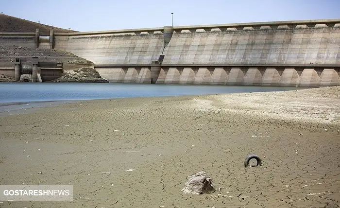 کاهش میزان آب ورودی به سدها