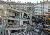 لحظه فروریختن ساختمان در زمین‌ لرزه ترکیه + فیلم