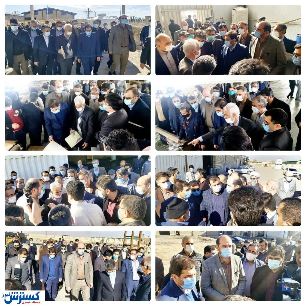 بررسی مشکلات دو طرح صنعتی مهم توسط مخبر