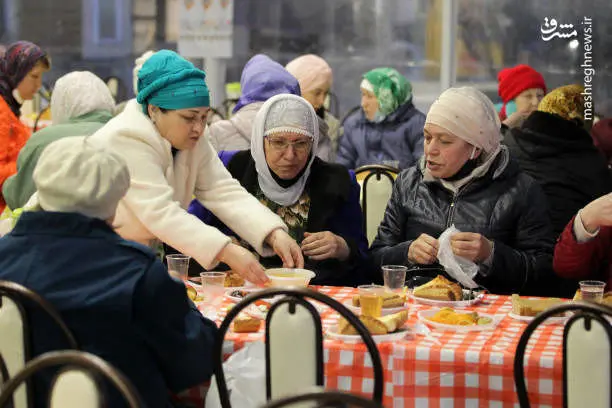 مراسم افطاری در روسیه + عکس