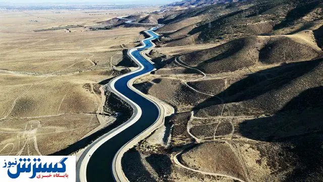 آب دریای خزر و خلیج فارس به فلات مرکزی می‌رود