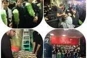 مراسم بزرگداشت شهادت حضرت رقیه به همت هیات رزمندگان رضوی برپا شد