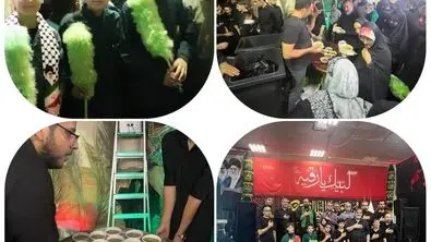 مراسم بزرگداشت شهادت حضرت رقیه به همت هیات رزمندگان رضوی برپا شد