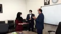 تقدیر از دانشجوی برگزیده پایان نامه برتر ایران 