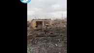 حمله هوایی روسیه به اوختیرکا +‌ فیلم