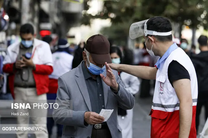 تصاویر/ واکنش مردم تهران به تذکر آمران سلامت