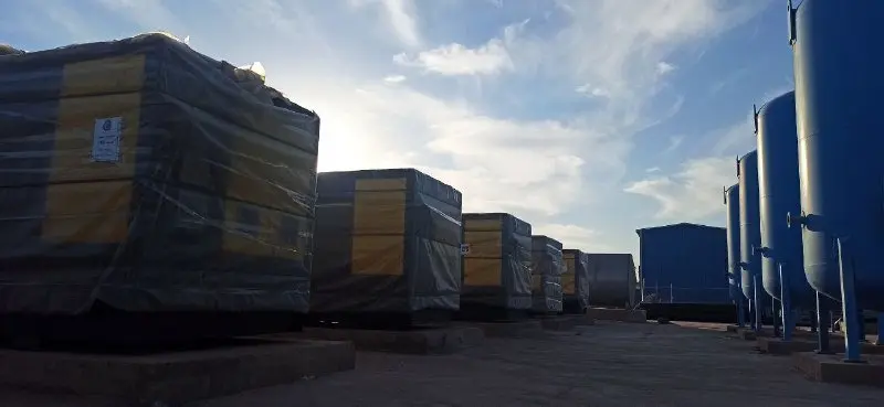 تامین ۵ دستگاه کمپرسور دیزل و متعلقات مربوطه در شرکت آلومینای ایران