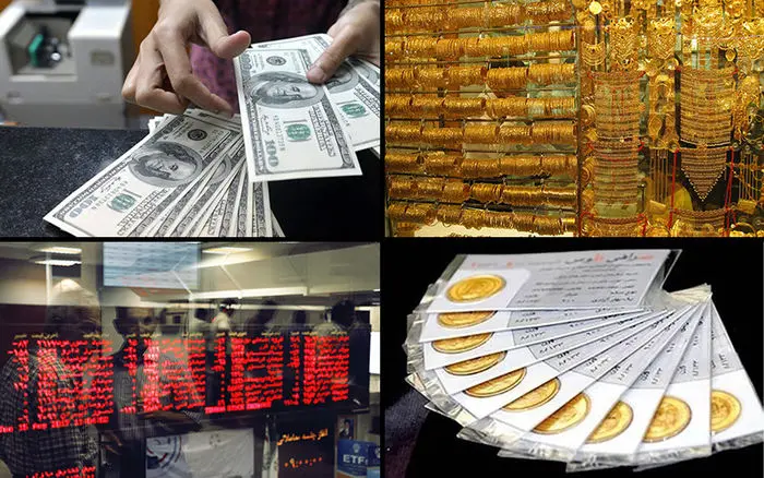 نگاهی بر بازار دلار، بورس، طلا و سکه در این هفته