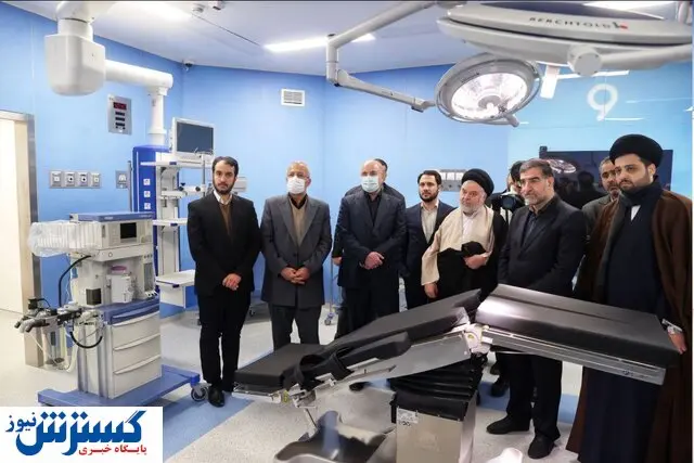 بازدید رئیس مجلس از بیمارستان نور قم