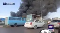 آتش سوزی مهیب در کارخانه الکترواستیل + فیلم