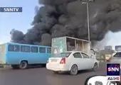 تکمیلی / آتش گرفتن چندین مغازه در چهارراه مولوی 