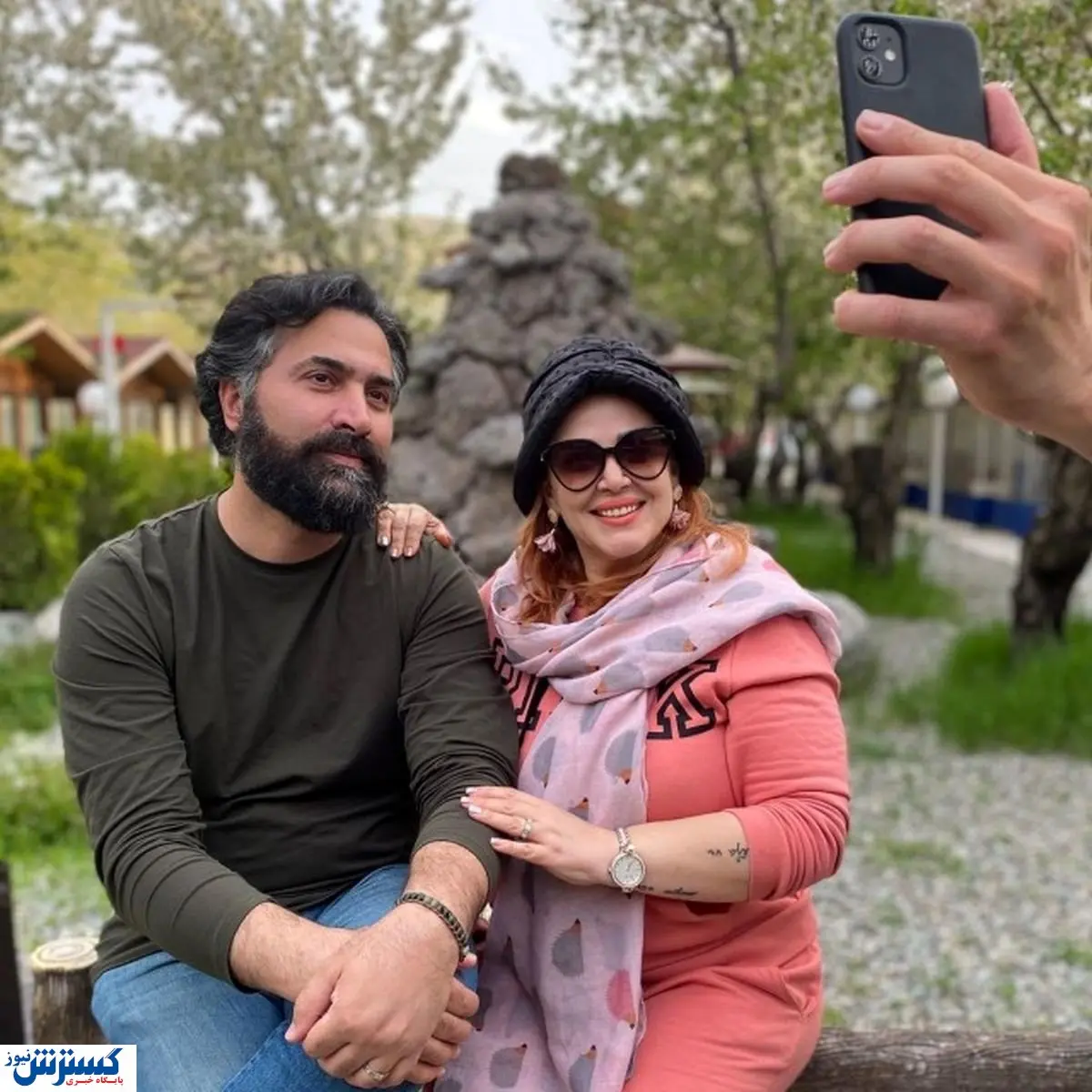 عکس جدید بهاره رهنما و همسرش