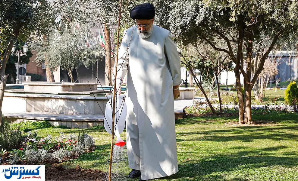 حضور رئیس جمهور در مراسم روز درختکاری
