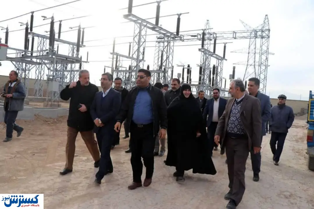 راهاندازی پست برق شهرک صنعتی قوچان ۲