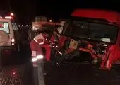 تصادف وحشتناک پراید با کامیون /  ۷ عضو خانواده جان باختند