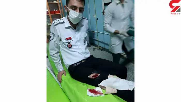 حمله چاقوکشان به اورژانس سقز / عکس