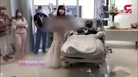 ازدواج یک زوج در بخش کرونایی بیمارستان + فیلم 