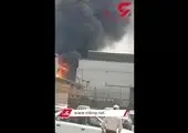 آتش سوزی گسترده در کارخانه صنایع نظامی اسرائیل