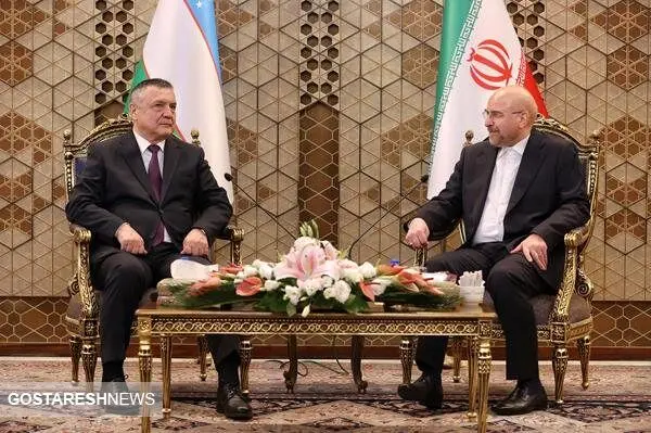 صحبت های قالیباف در دیدار با رئیس مجلس ازبکستان