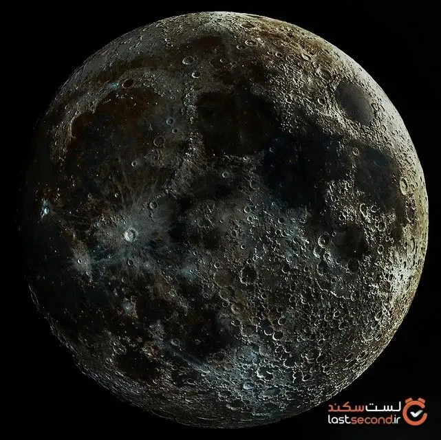 زیباترین عکس منشتر شده از ماه