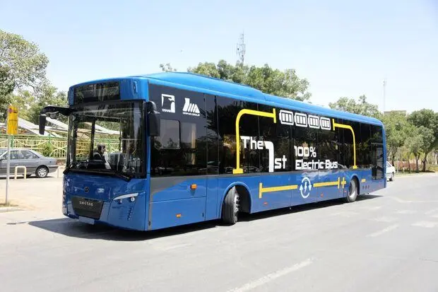  رونمایی از اتوبوس‌های برقی در تهران