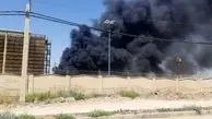 آتش سوزی در نیروگاه شهید مدحج اهواز