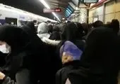 تکرار هرج و مرج در خط یک متروی تهران