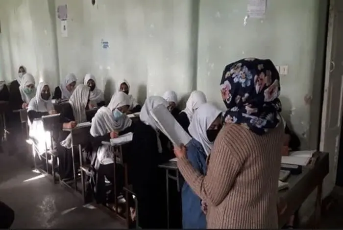معلمان مدارس هرات را باز کردند + عکس
