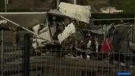 سقوط وحشتناک هواپیما روی راه‌آهن + فیلم