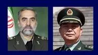 دیدار وزرای دفاع ایران و چین