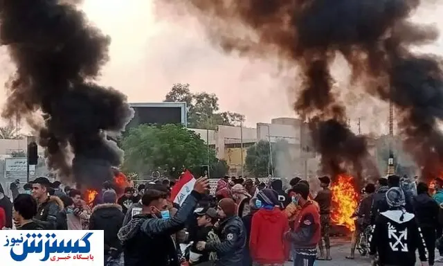 اعتراضات در نجف به درگیری کشیده شد