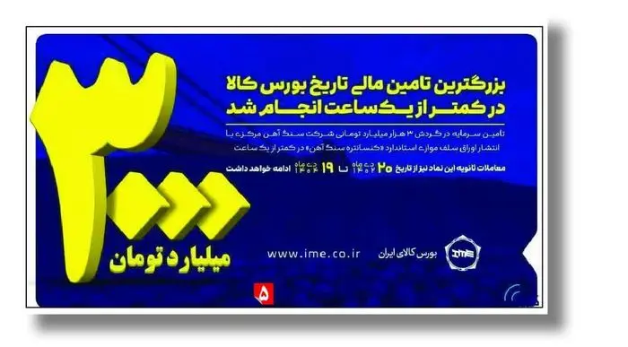 ۳ هزار میلیارد تومان برای پروژه های توسعه ای شرکت سنگ آهن مرکزی ایران