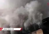 تصاویری از آتش سوزی در بیمارستان دی تهران