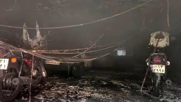 ۱۷ نفر از آتش‌سوزی سعدی نجات پیدا کردند