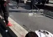 واژگونی اتوبوس در اتوبان تهران - قم/ فیلم 