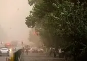 خیزش گردوخاک گسترده در تهران