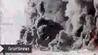 انفجار تانکر حامل سوخت در فارس + فیلم